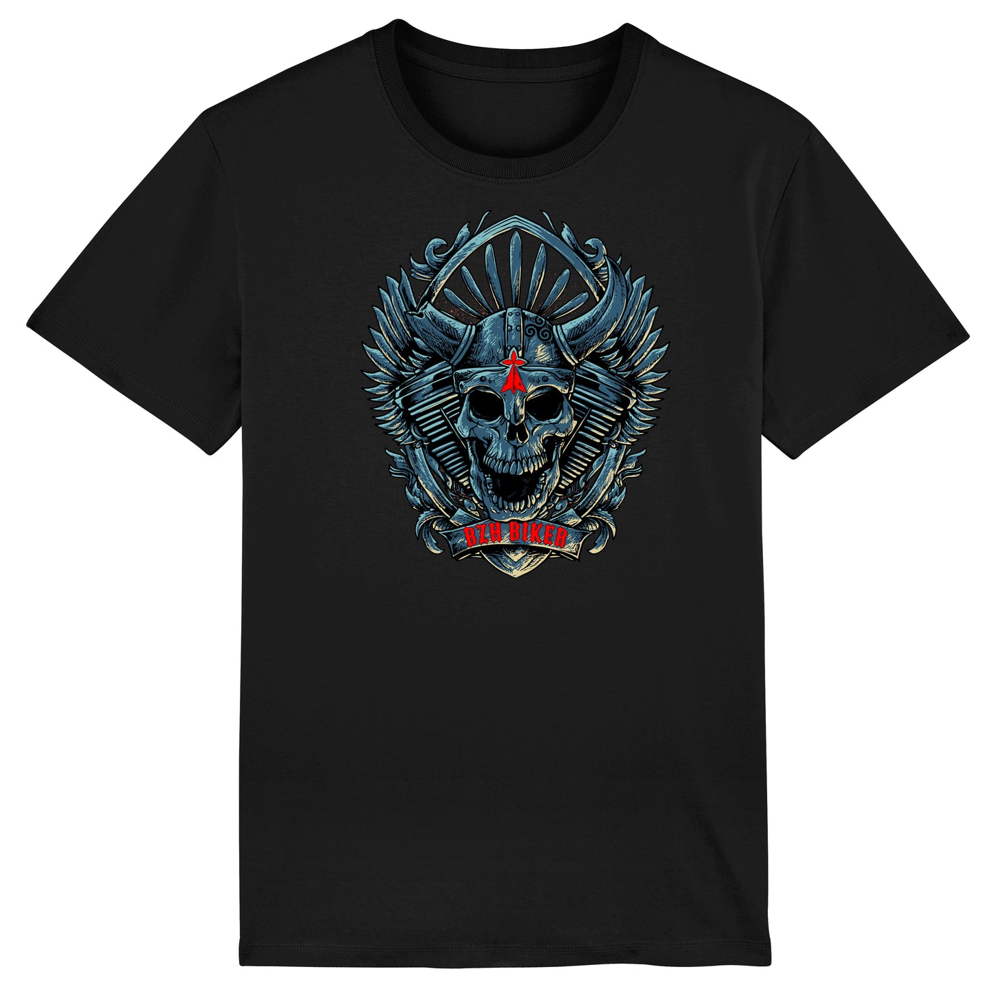 T-shirt Breton Tete de mort bzh