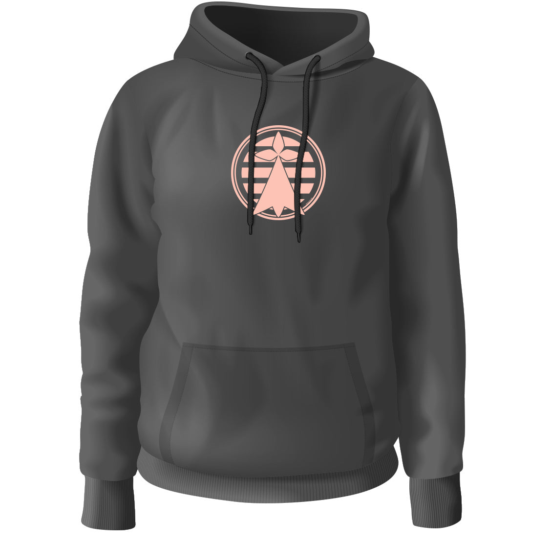 Hoodie femme hermine rose