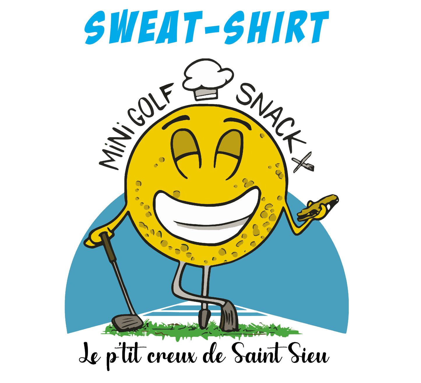 P'TIT CREUX Lancieux Sweat blanc face