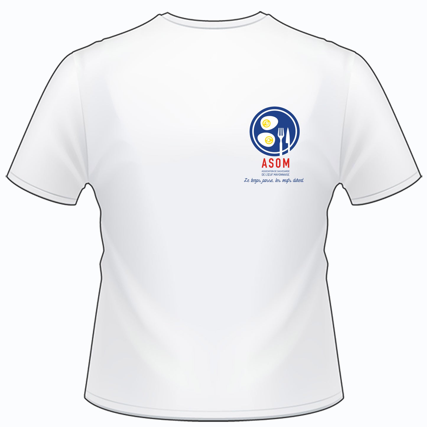T-shirt ASOM blanc