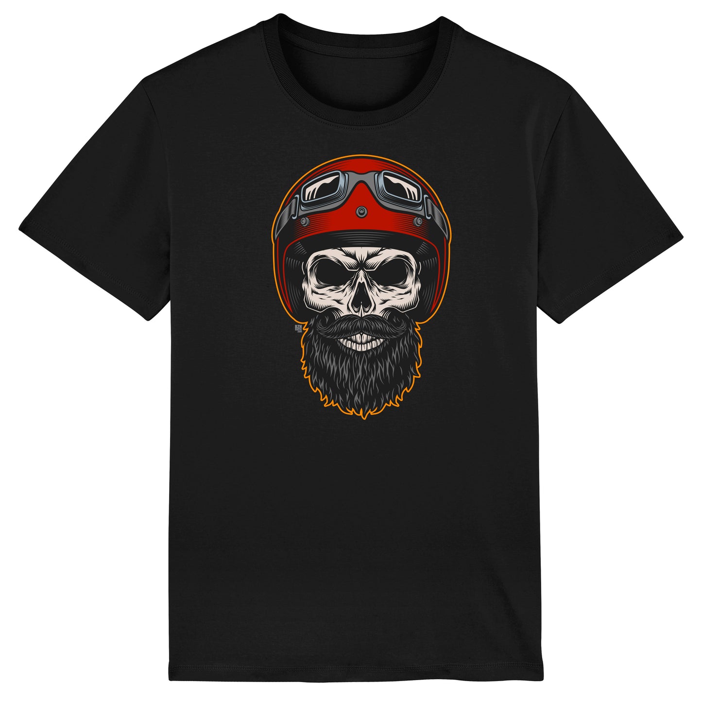 T-shirt Motard tete de mort