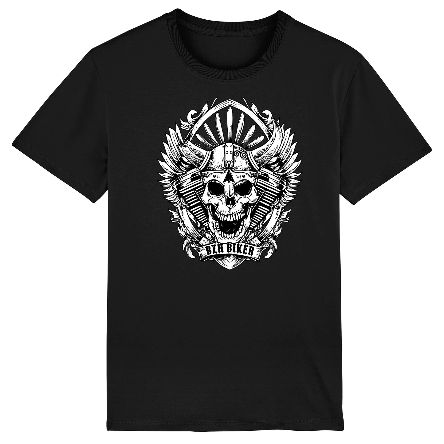 T-shirt Breton tete de mort