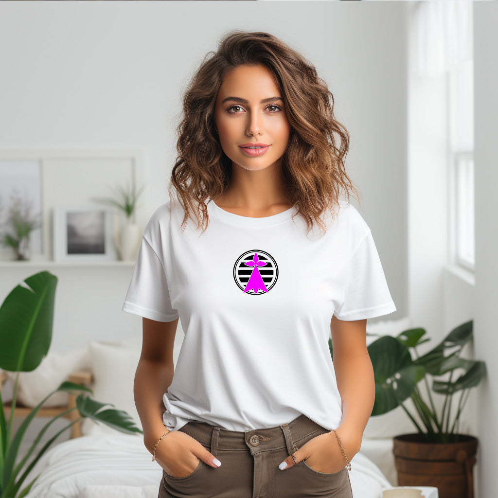 T-shirt Femme Hermine magenta