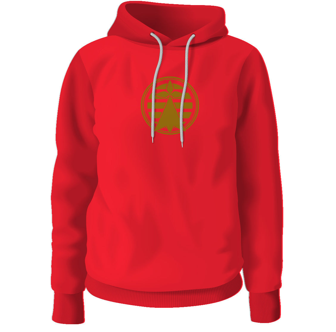 Hoodie femme hermine kaki