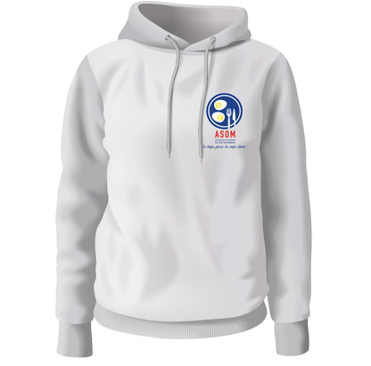 Hoodie blanc ASOM R°/V°