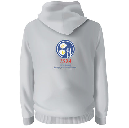 Hoodie blanc ASOM R°/V°